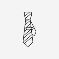 Necktie line icon N14