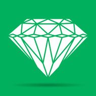 Diamond icon - Vector