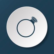 Ring vector icon N2