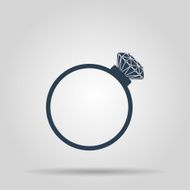 Ring vector icon N4