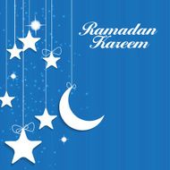 Background for Muslim Community Festival Vector Illustration