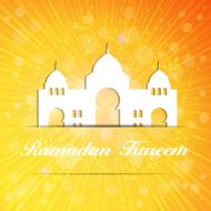Background for Muslim Community Festival Vector Illustration N10