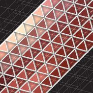 Triangle pattern with shadow Vector background Geometric abstract texture