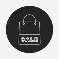 shopping bag line icon N12