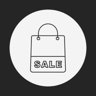 shopping bag line icon N14