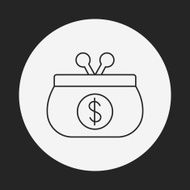 purse line icon N48