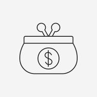 purse line icon N49