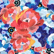 Bright floral pattern N2