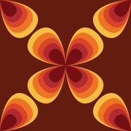 Seamless geometric vintage wallpaper vector illustration