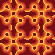 Seamless geometric vintage wallpaper vector illustration N6