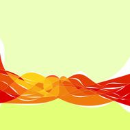 Colorful cover with copy space