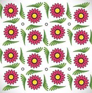 Flowered Mosaic Texture N2