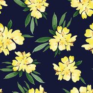 Watercolor flower pattern N45