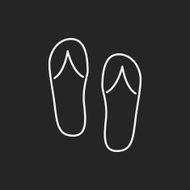 Flip-flops line icon N2