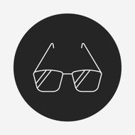 sunglasses line icon N26