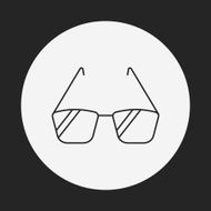 sunglasses line icon N28