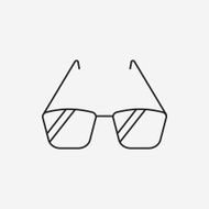 sunglasses line icon N29