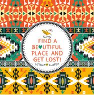 Vector seamless colorful tribal pattern N8