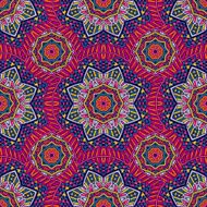 Abstract festive colorful grunge vector ethnic tribal pattern