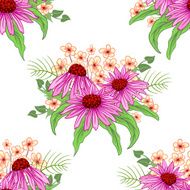 Seamless floral background N139