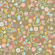 floral seamless pattern N213