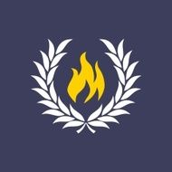 wreath with fire N2