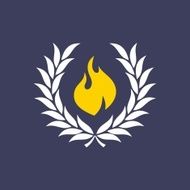 wreath with fire N5