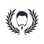 hipster guy with wreath