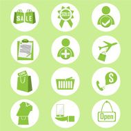 Shopping icon illustration