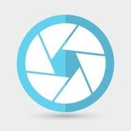 Camera icon on a white background N7