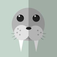 wallus icon great for any use Vector EPS10
