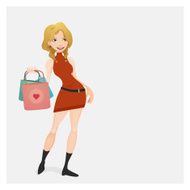 Shopping girl N25