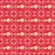 Seamless Pattern Stylish Texture East Asia N15