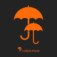 Orange umbrellas N2