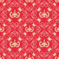 Seamless vintage Wallpaper N9