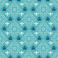 Seamless vintage Wallpaper N16