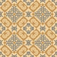 Seamless Retro Wallpaper N15