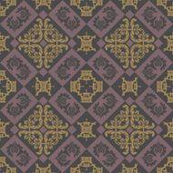 Seamless Retro Wallpaper N16