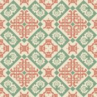 Seamless Retro Wallpaper N18