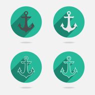 Nautical Anchor vector