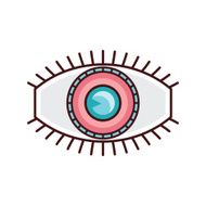 Eye logo design template
