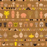 African Tribal Pattern Ethnic ornament N9