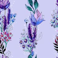 Seamless Floral Pattern N547