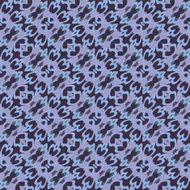 Seamless geometric floral pattern N5