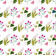 Flowers seamless pattern N12