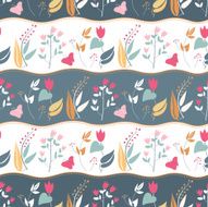 Flowers seamless pattern N16