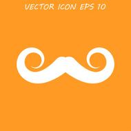 mustaches vector icon