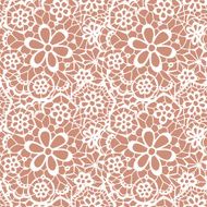 Lace seamless pattern with flowers N26