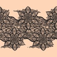 Abstract Lace Ribbon Seamless Pattern N2