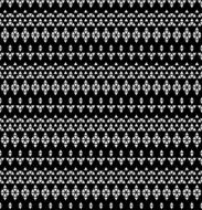 Tribal monochrome lace N10